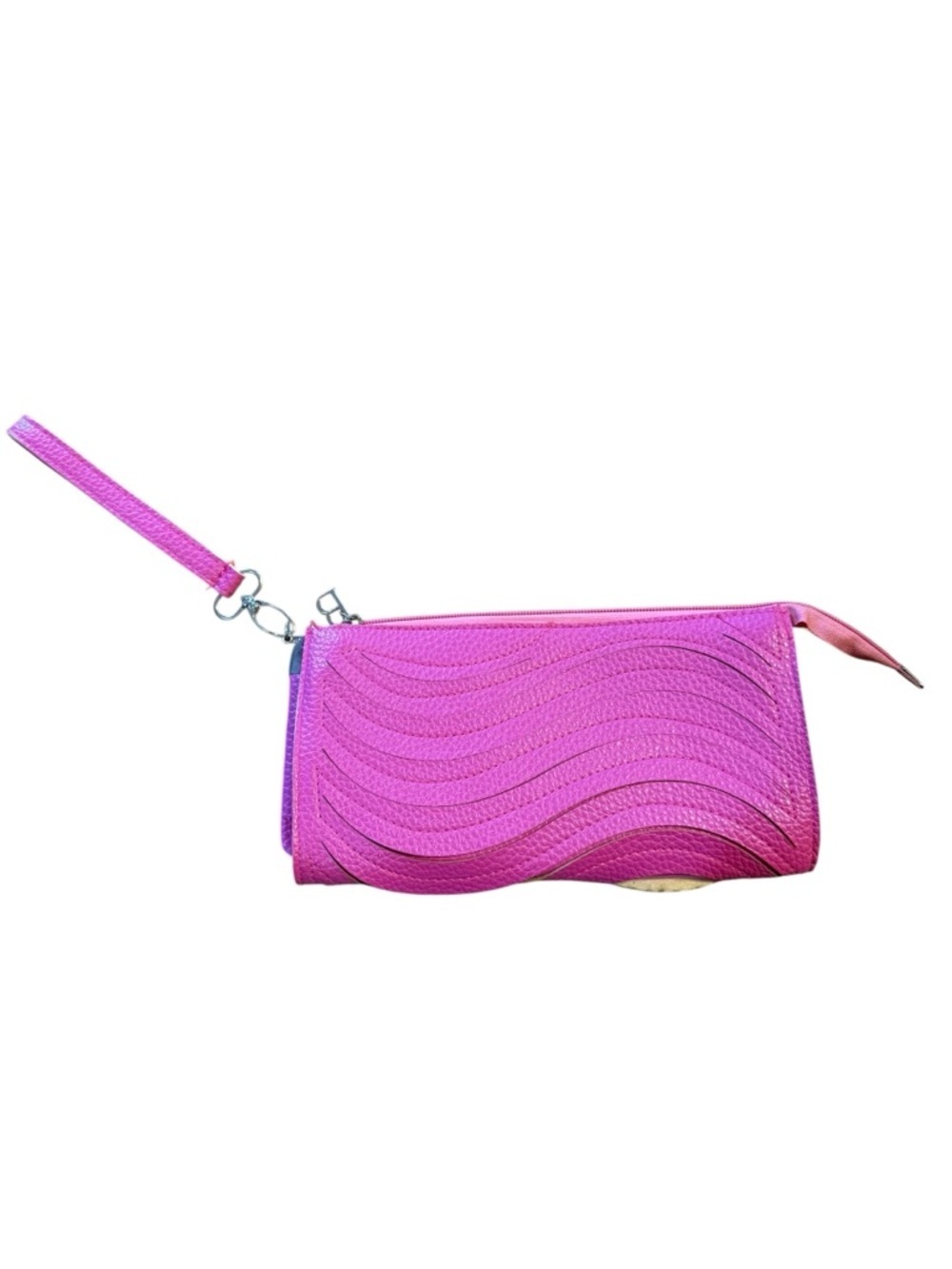 Pink Women's Wristlet Clutch Bag